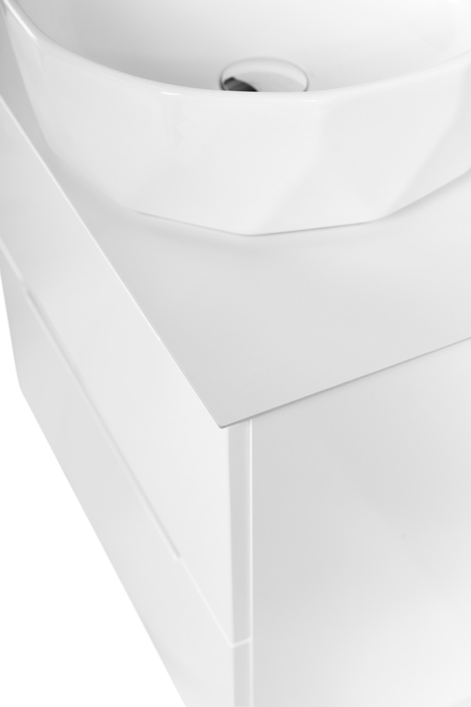 Приобрести belbagno тумба со столешницей etna-h60 60 см, подвесная bianco lucido