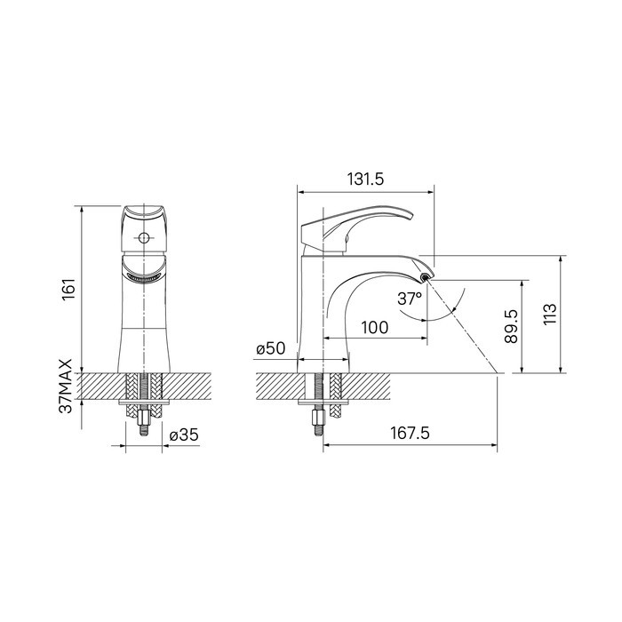 Приобрести iddis смеситель для раковины joker 161мм, хром, joksb00i01