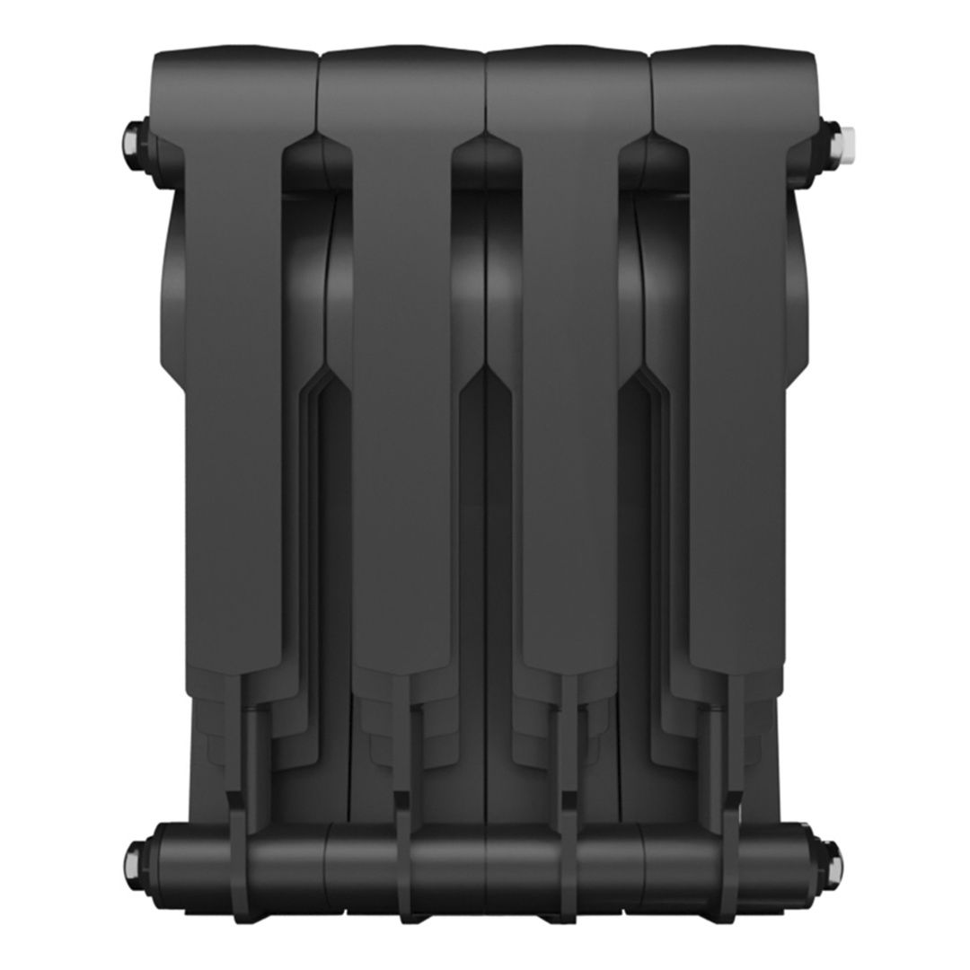 Приобрести royal thermo радиатор биметаллический biliner 350 /noir sable ( черный графит ) - 4 секц.