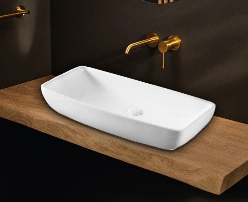 Приобрести azario раковина накладная 60х38,5 см, белая az-4959b