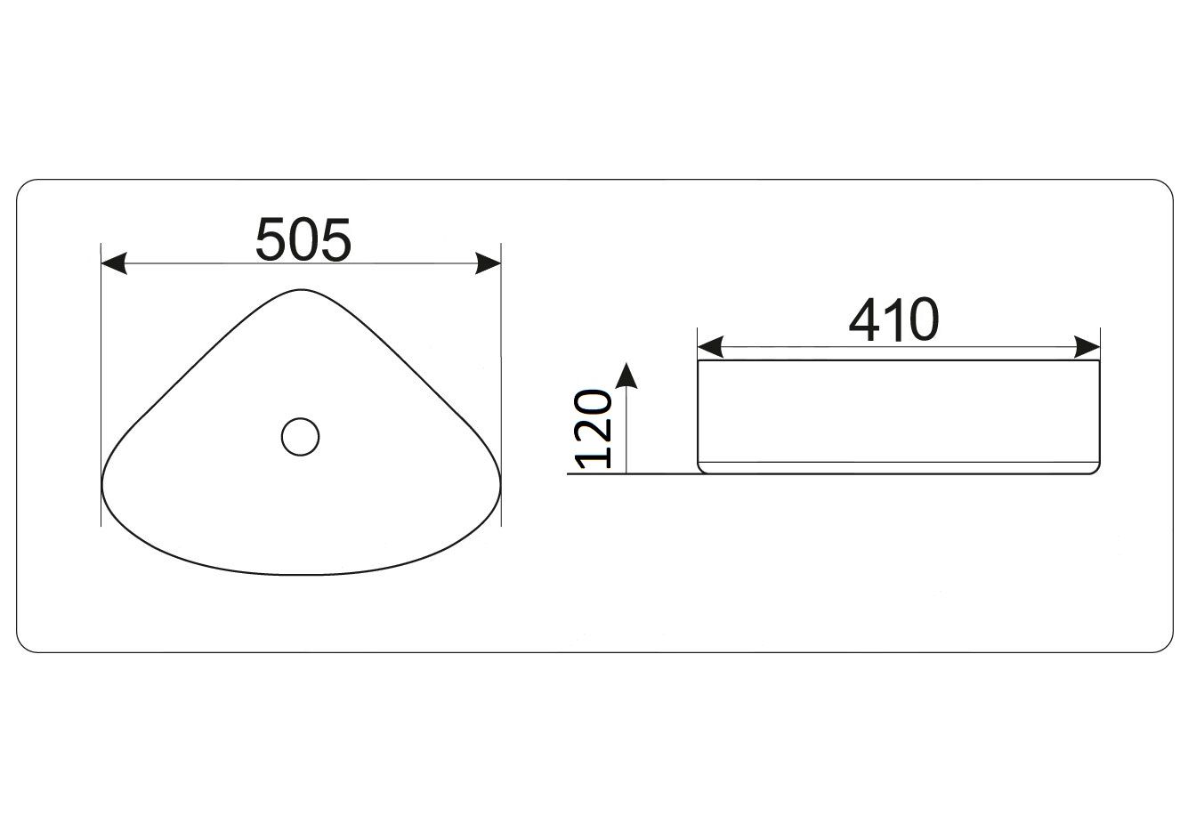 Приобрести раковина-чаша ceramalux 50 см n 9386