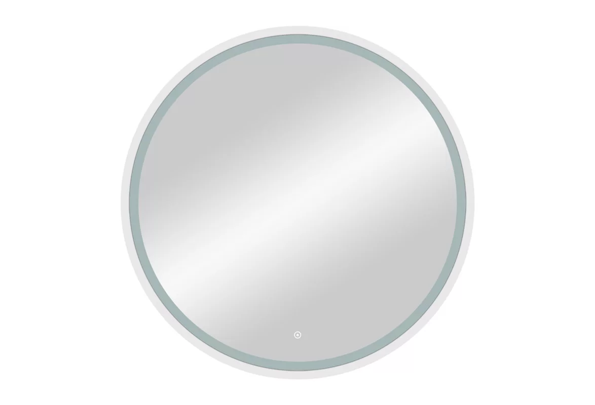 Приобрести continent зеркало с подсветкой style white 80х80 см, белый