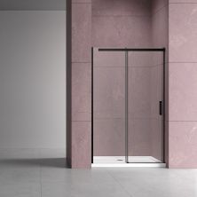 Vincea Душевая дверь Dice 150 см, прозрачное, черная VDS-4D150CLB