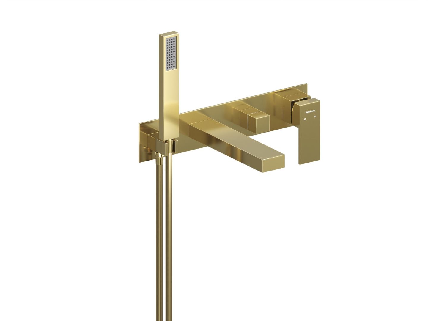 Приобрести hayzburg встраиваемый смеситель для ванны и душа, золото hb-1004go