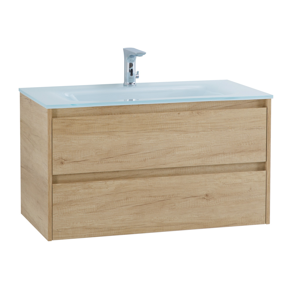 Приобрести belbagno тумба с раковиной kraft 80 см, подвесная rovere nebrasca nature, стеклянная раковина