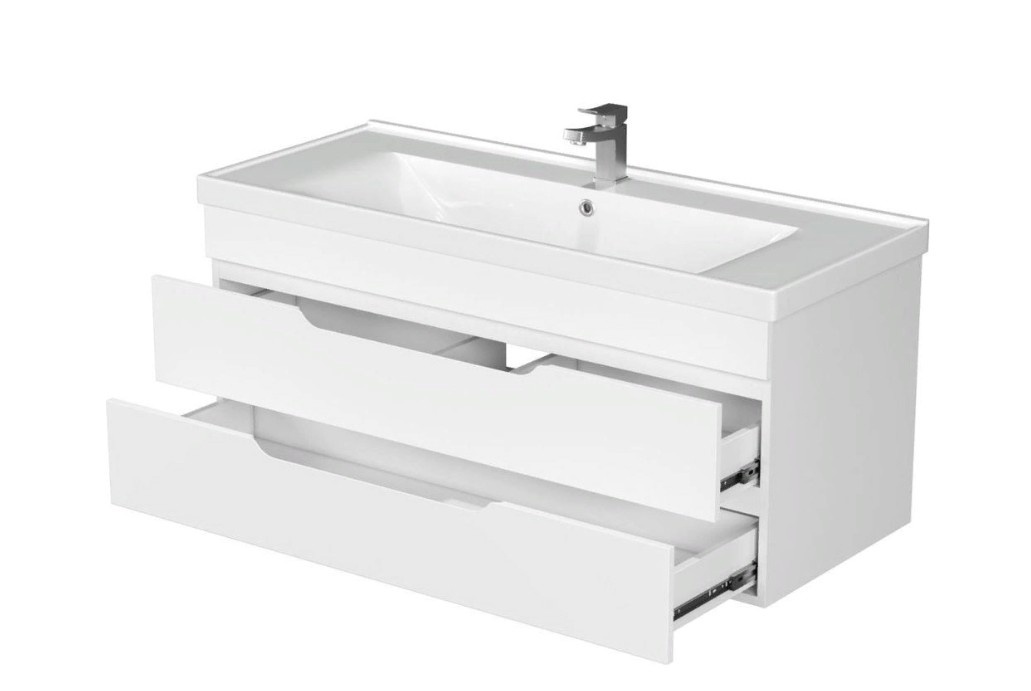 Приобрести mirsant тумба подвесная soho quadro 120 см с раковиной deep 120 ут000089885