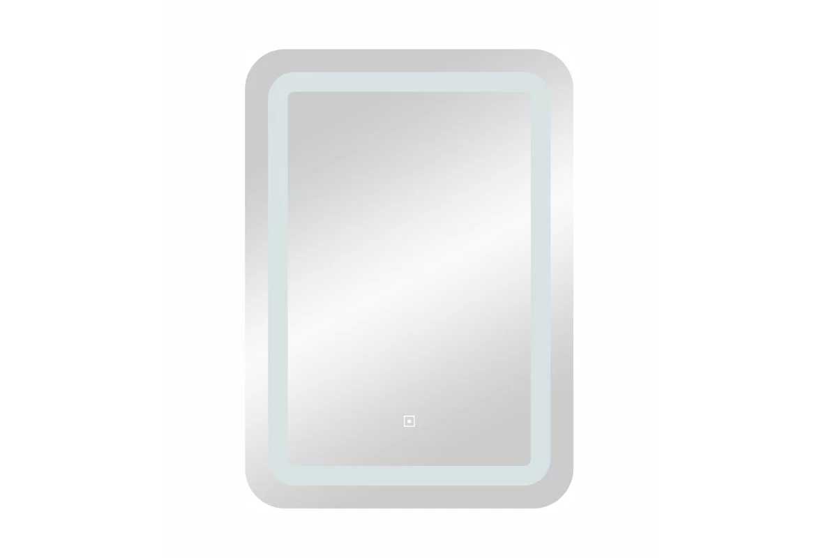 Приобрести continent зеркало с подсветкой lucia 55х80 см, белое