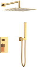 Boheme Душевая система Qubic, встраиваемая, золото 474-3-G