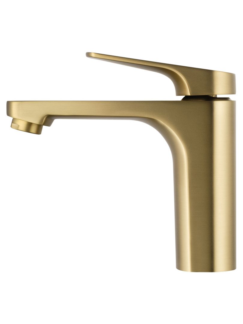 Приобрести смеситель для раковины wonzon & woghand, брашированное золото (ww-a40492-bg)