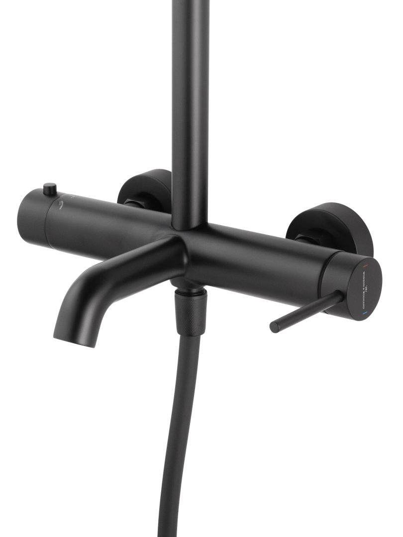 Приобрести душевая система wonzon & woghand stick, черный матовый (ww-88739017-mb)