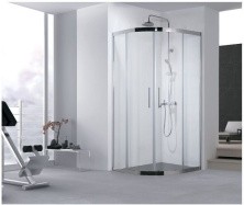 Aquanet Душевое ограждение Delta NPE2142 90x90, R550, прозрачное стекло