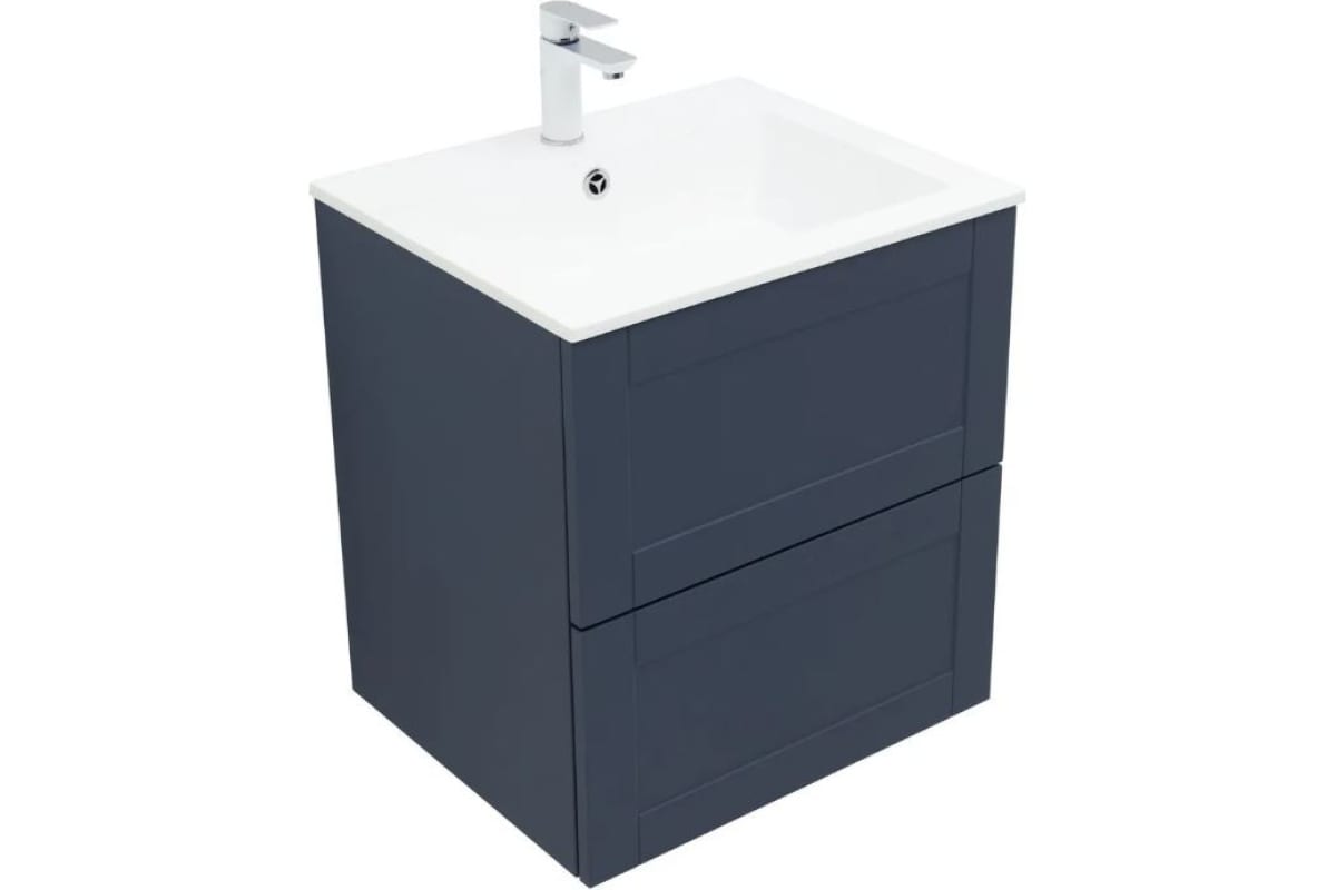 Приобрести aquanet тумба с раковиной терра 60 см, маренго