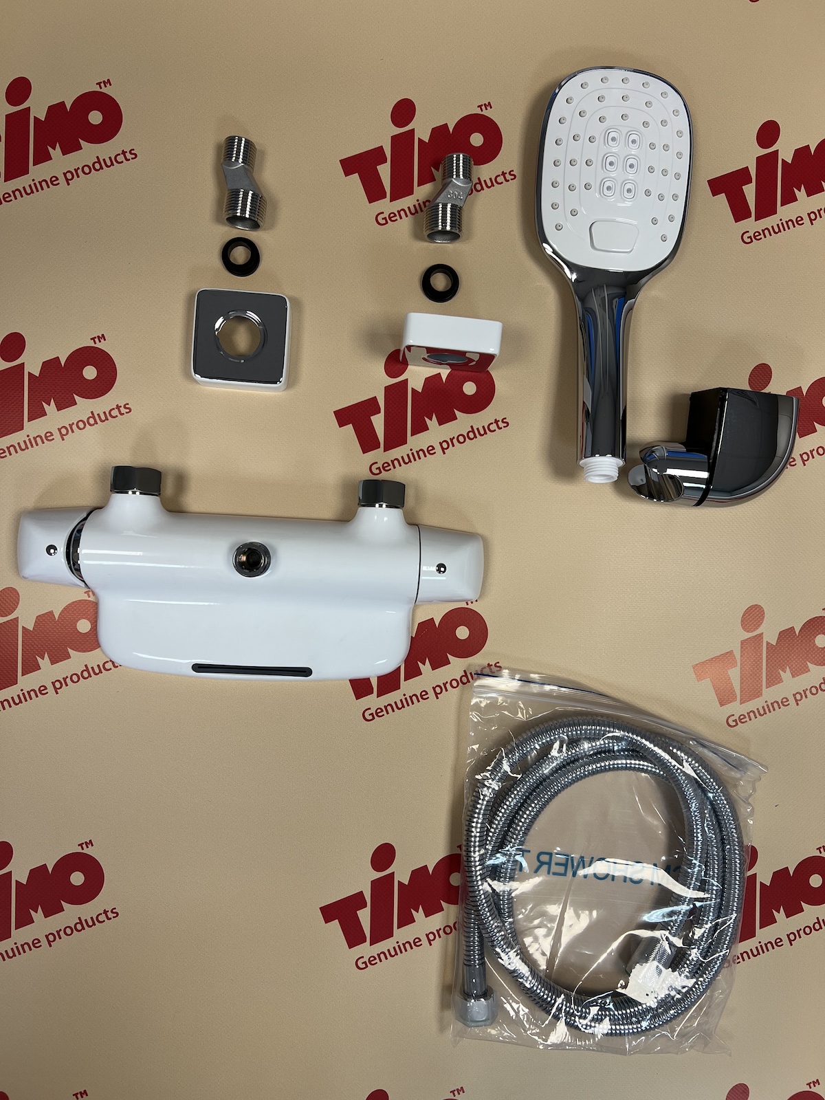 Приобрести смеситель для ванны с душем timo helmi 4024/00-16y хром-белый