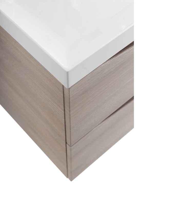 Приобрести тумба подвесная с раковиной belbagno marino-600-2c-so-rg-p 60 см, rovere grigio