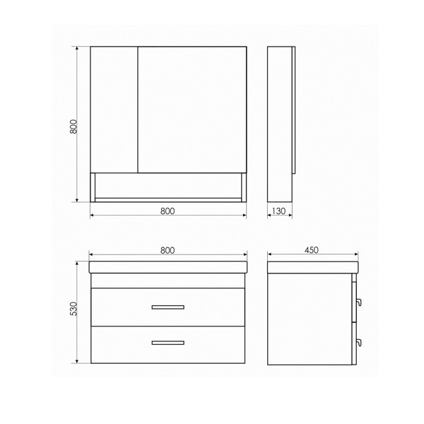 Приобрести сomforty тумба с раковиной "никосия-80п" дуб белый