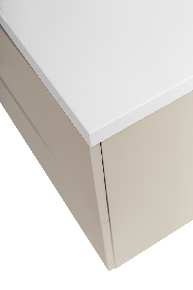 Приобрести belbagno тумба с раковиной marino 120 см, подвесная crema opaco, белая раковина