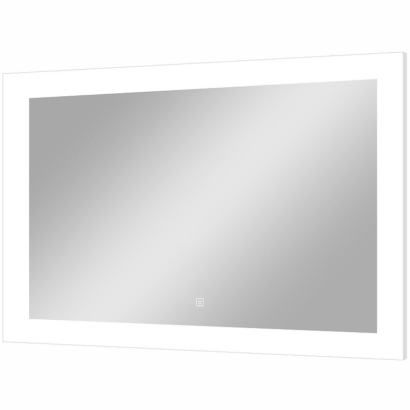 Приобрести continent зеркало с подсветкой relax 90х70 см, сенсорный включатель, белое
