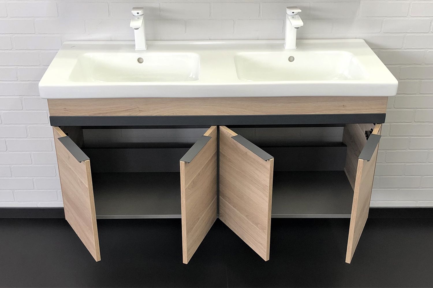 Приобрести сomforty тумба с раковиной "дуэт-125" дуб натуральный