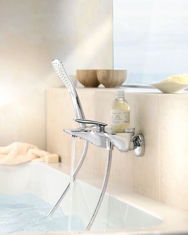 Приобрести kludi balance однорычажный смеситель для ванны и душа, арт. 524450575