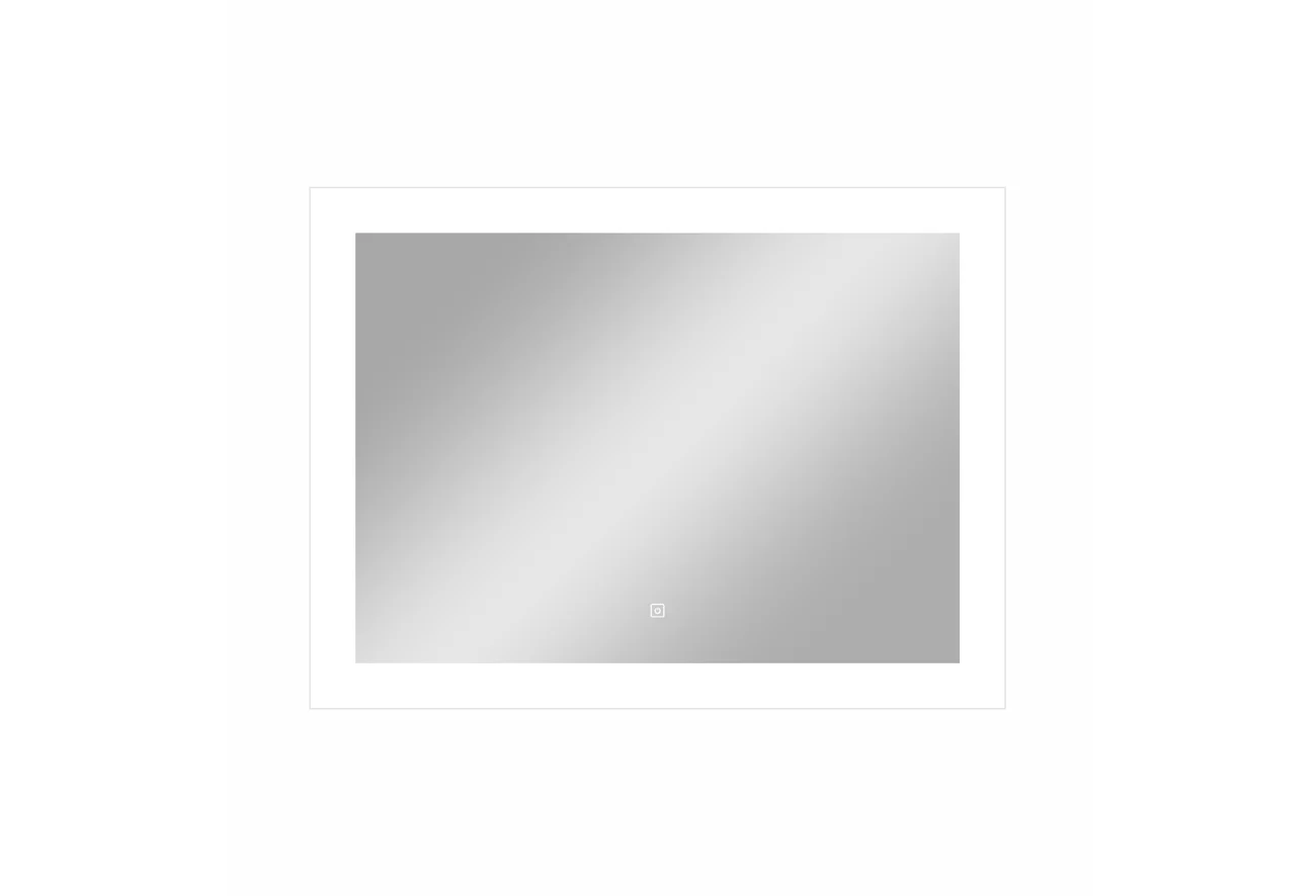 Приобрести continent зеркало с подсветкой relax 80х60 см, белое