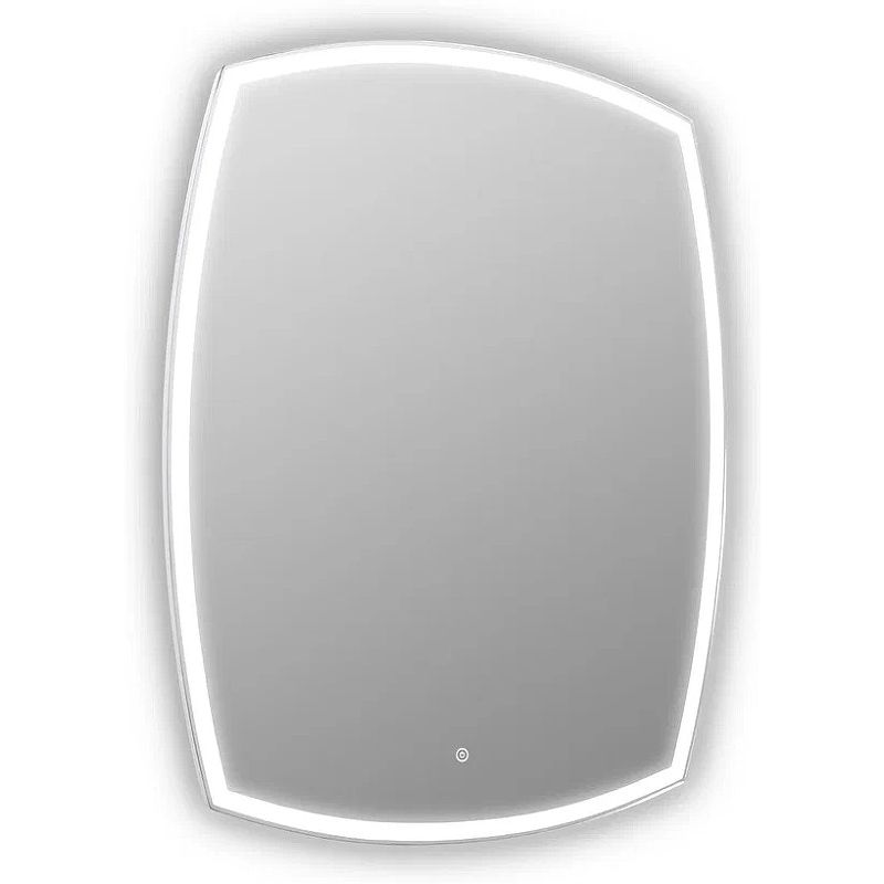 Приобрести continent зеркало с подсветкой dream 70х90 см, сенсорный включатель, белое