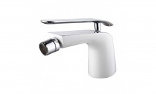 LEMARK Смеситель для биде Melange, белый\хром LM4908CW