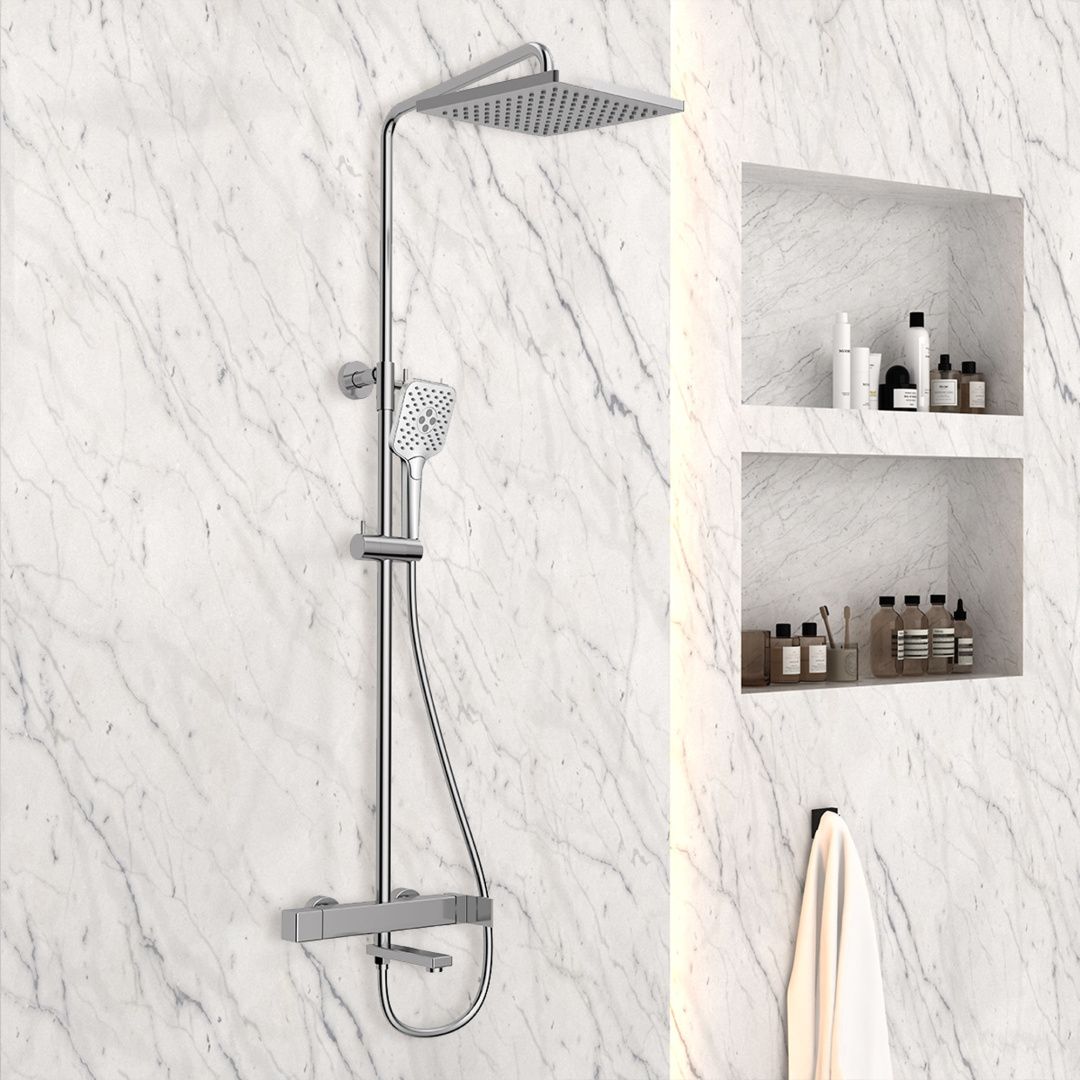 Приобрести vincea душевая стойка cube, хром vsfs-1c1ch