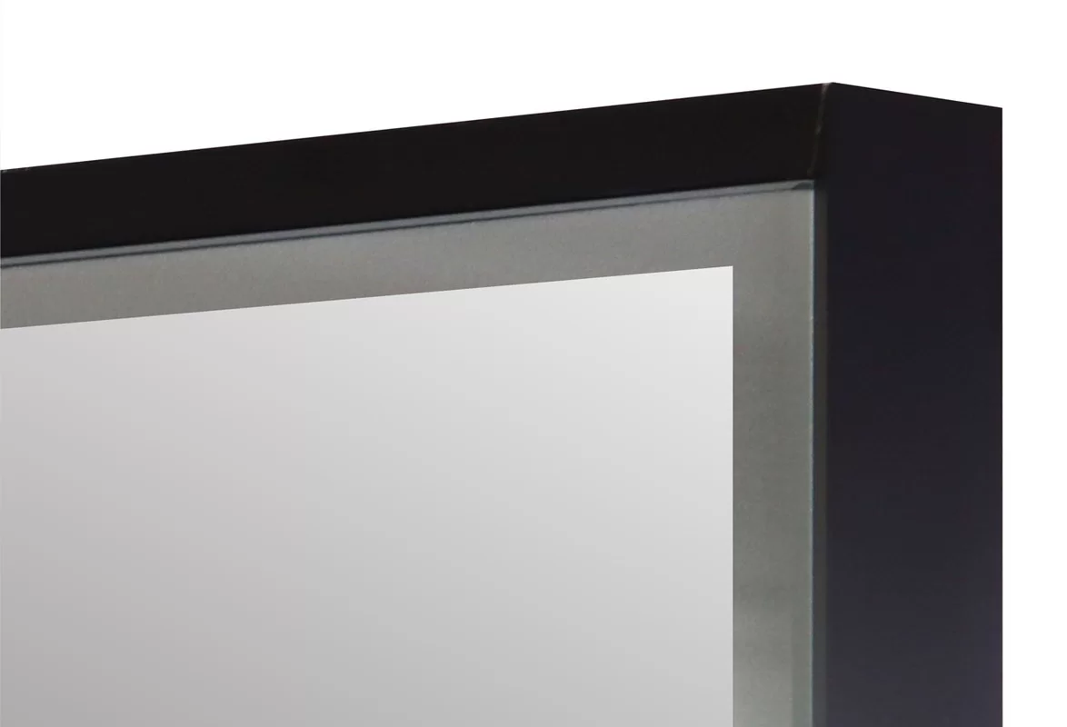 Приобрести continent зеркало с подсветкой stage black 60х80 см, черное