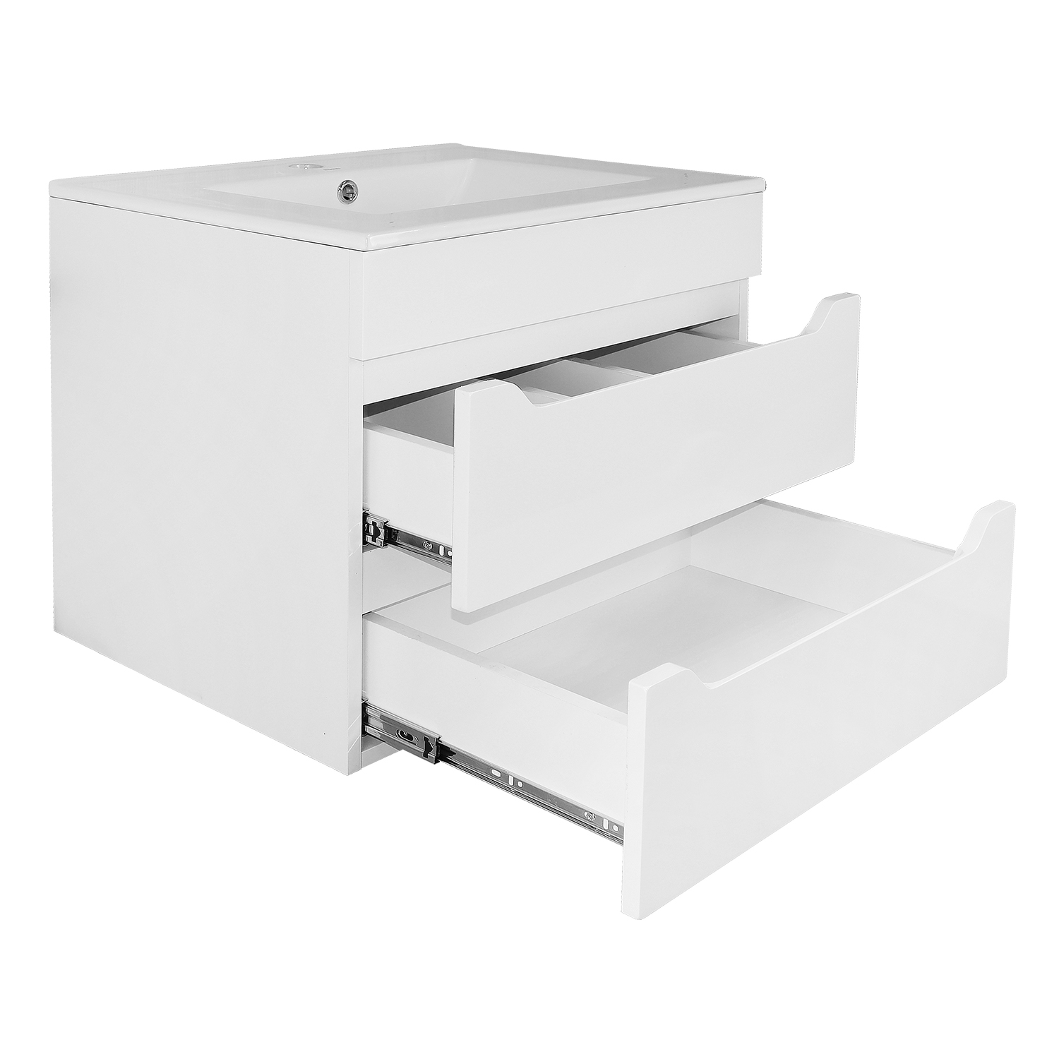 Приобрести loranto тумба подвесная с раковиной аврора 60 61х47 см, белая (cs00089909)