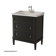 Caprigo Тумба с раковиной JARDIN 70 см, графит, эмаль