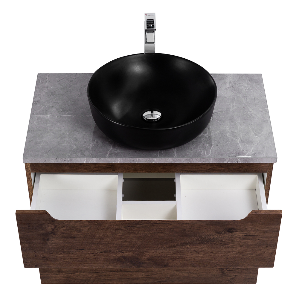 Приобрести belbagno тумба со столешницей etna-h60 90 см, подвесная rovere moro