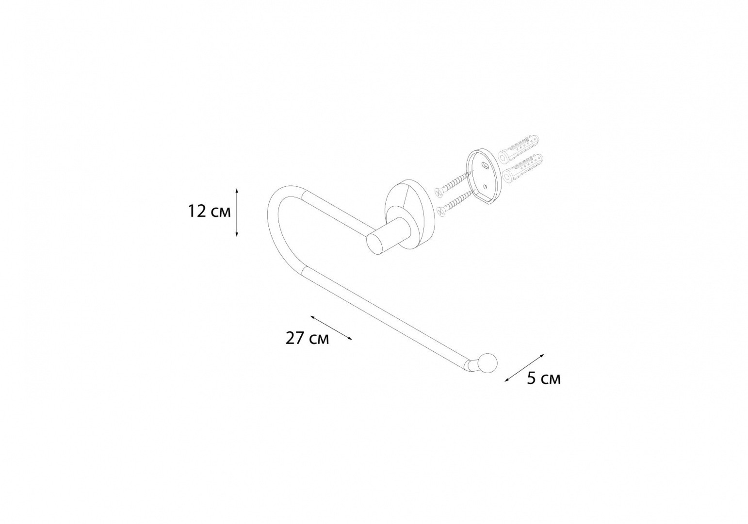 Приобрести fx-21811a europa полотенцедержатель кольцо