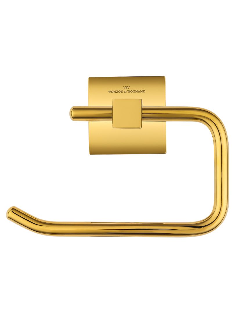 Приобрести держатель для туалетной бумаги без крышки wonzon & woghand polo, темное золото (ww-8916-dg)