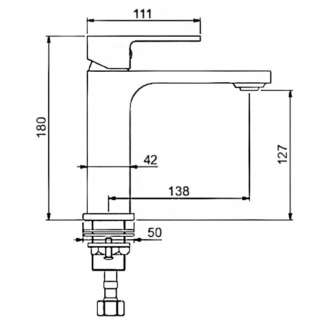 Приобрести gappo смеситель для раковины g1083-8, белый\хром 30070
