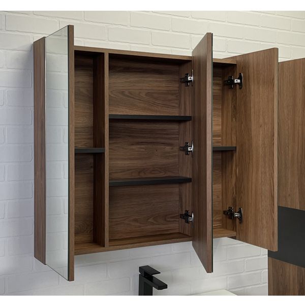 Приобрести сomforty зеркало-шкаф соло-90 дуб тёмно-коричневый