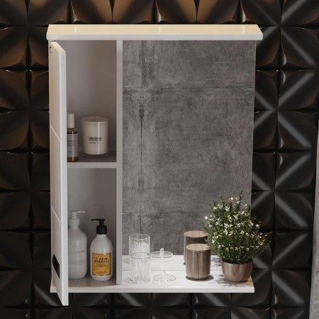 Приобрести onika зеркало шкаф балтика black 58х71см, 205848