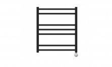 LEMARK Полотенцесушитель электрический Unit П7 500x600мм, черный LM45607EBL