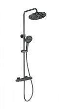 Душевая система с термостатом WONZON & WOGHAND NEO, Темный графит (WW-B3045-A-BGG)