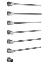 Полотенцесушитель электрический встраиваемый WONZON & WOGHAND BADEN, Брашированный никель (WW-AL366-BR)