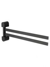 Полотенцедержатель поворотный WONZON & WOGHAND CARBON, Черный (WW-7731)