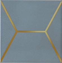 Декор настенный Kerama Marazzi Витраж, 150х150 голубой OP\E181\17067