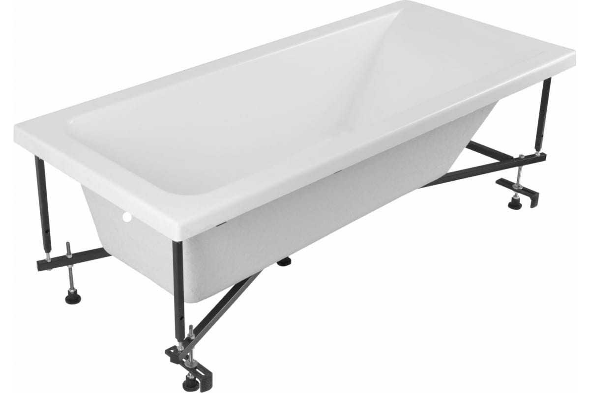 Приобрести aquanet акриловая ванна bright 180x80 см, белая