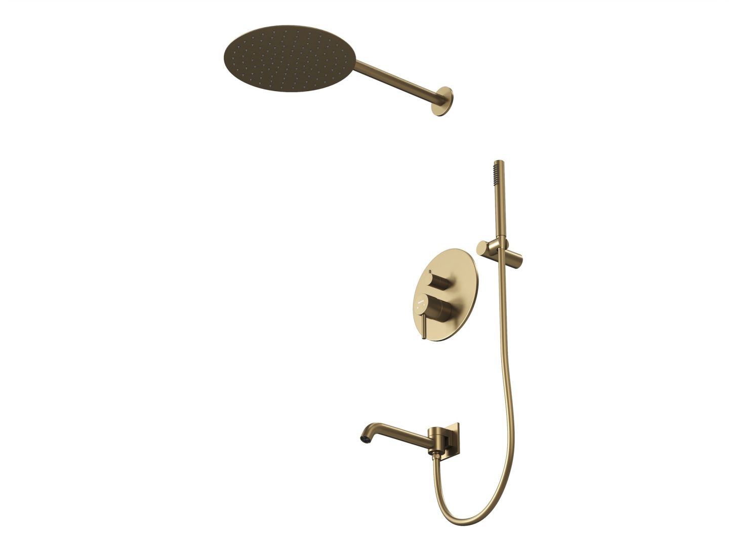 Приобрести hayzburg встраиваемая душевая система, матовое золото hb-2001bg