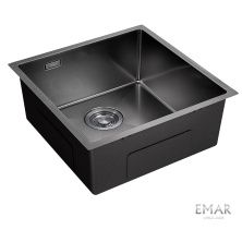 Emar Кухонная мойка 44х42 см, графит EMB-131A PVD Nano Dark