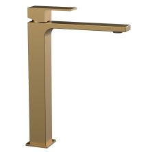 Vincea Высокий смеситель для раковины Cube, брашированное золото VBF-1C02BG