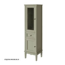 Caprigo Пенал JARDIN 45 см, левый, зеленый, эмаль