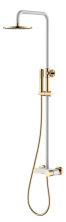 Boheme Душевая система Stick, белый\золото 128-WG