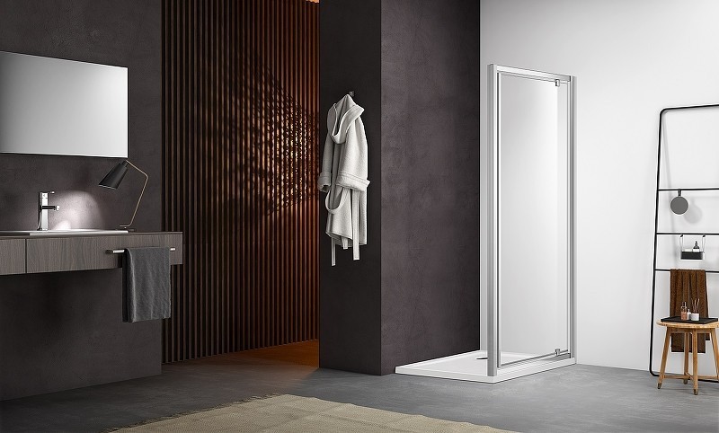 Приобрести душевая дверь aquatek aqnaa6211-90, 90см. распашная