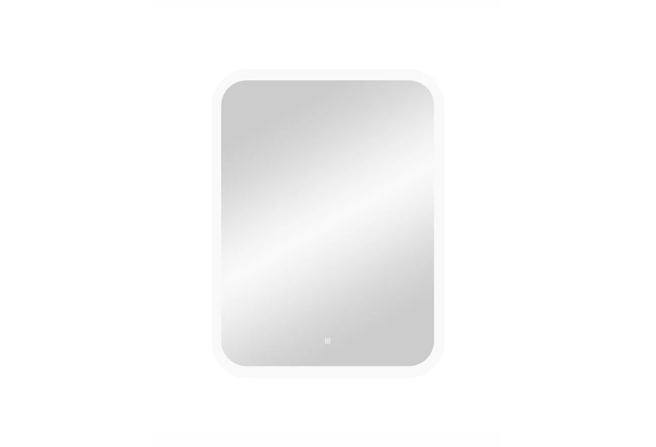 Приобрести continent зеркало с подсветкой glamour70х90 см, белое