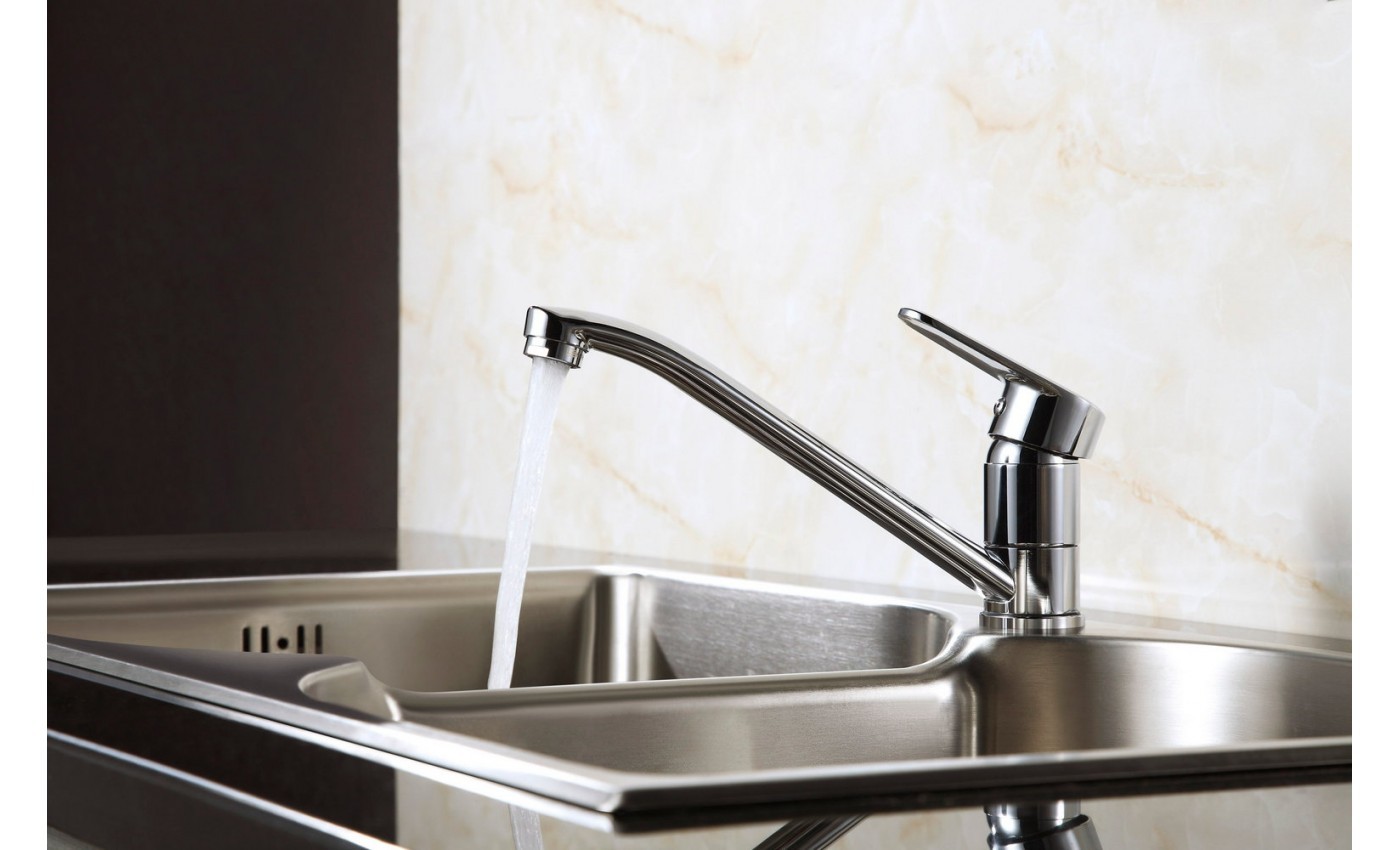 Приобрести lemark смеситель для кухни point с поворотным изливом, хром lm0304c